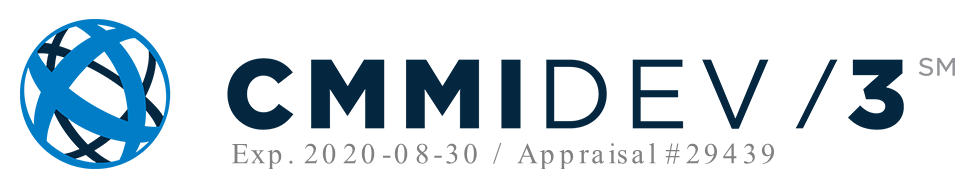 Capability Maturity Model Integration For Development Level 3 Logo: Expires August 30, 2020. Appraisal #29439