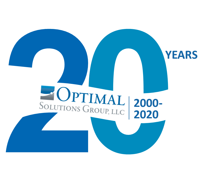 20 years anniversary of Optimal Solutions Group, LLC